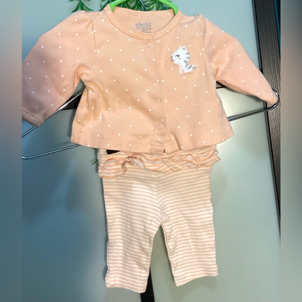 Carter”s  New Born set top+pants NB
